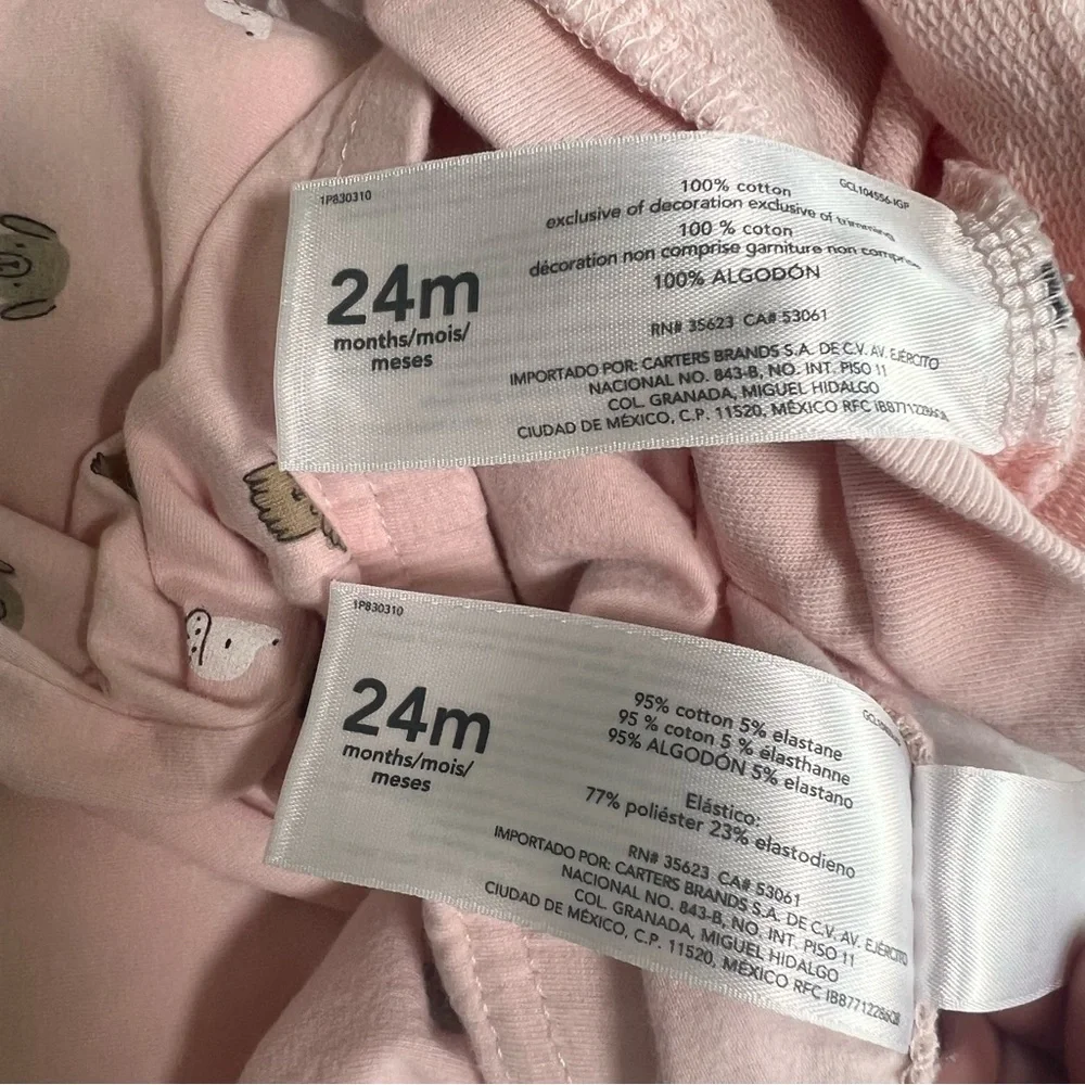 Toddler 2-Piece‎ Dog French Terry Pullover & Legging Set SIZE 24 MONTHS